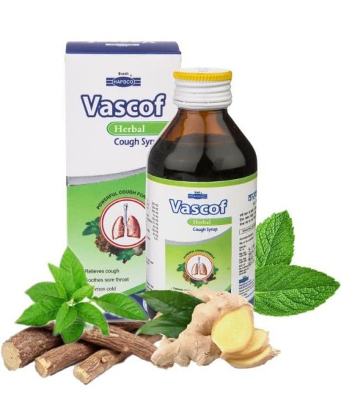 Hapdco Vascof Cough Syrup 120ml